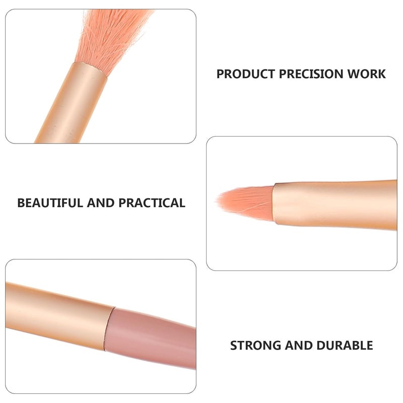 8 Pcs Mini Makeup Brush Set With Soft Bristles And PU Leather Case For Travel - Image 5